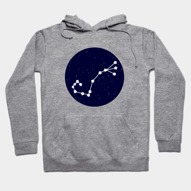 Scorpio Zodiac Constellation Hoodie by lulubee